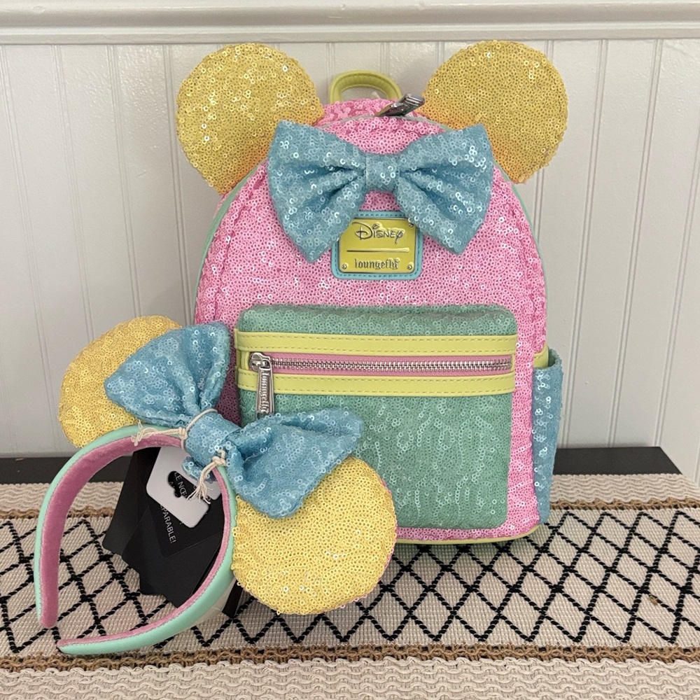 LE Pastel Sequin Loungefly Set